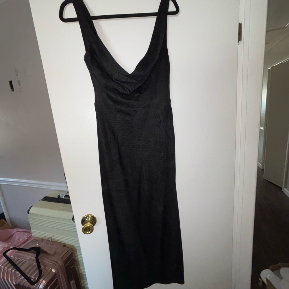 Meshki Black Backless Dress